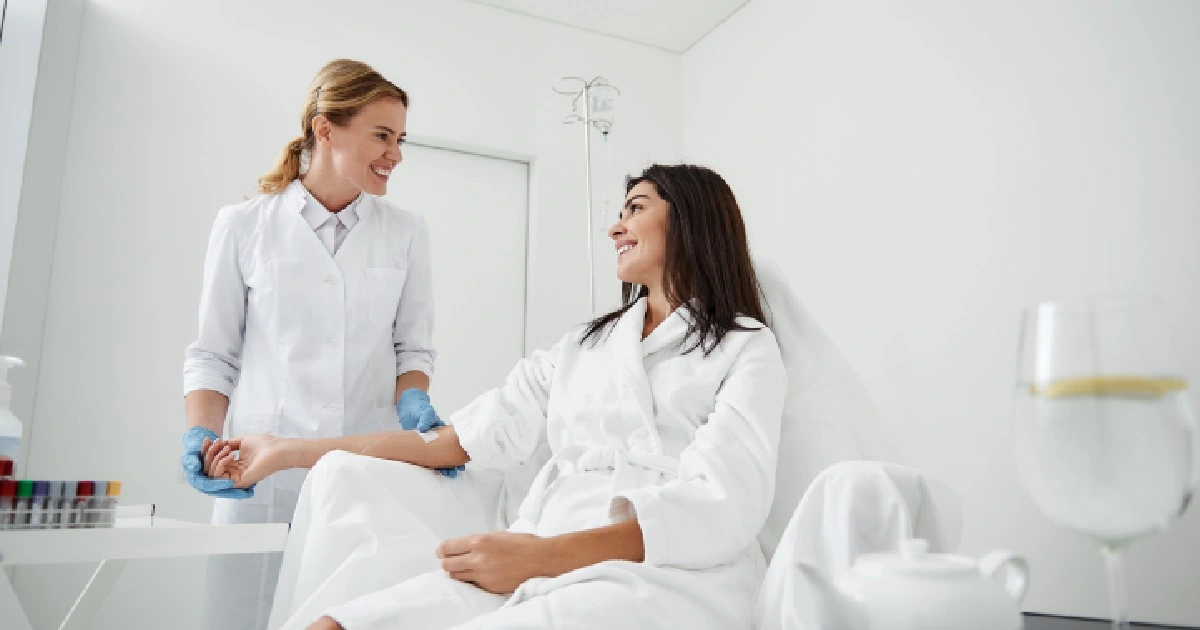 Women receiving IV Therapy in Charleston, SC
