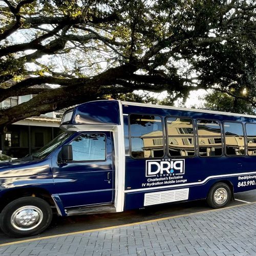 Blue Van in Charleston, SC | The Drip Lounge