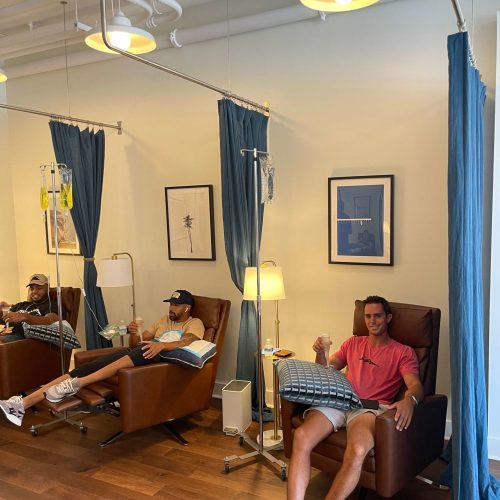 Young male patients at in Charleston, SC | The Drip Lounge